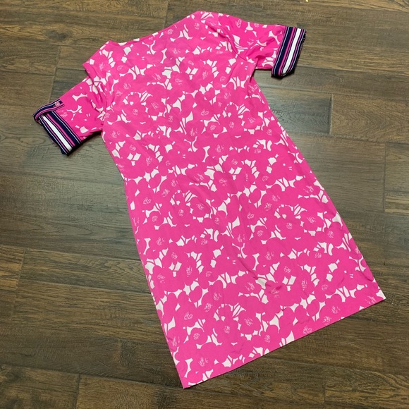 NWT New York & Company Pink Floral Shift Dress - Picture 6 of 6